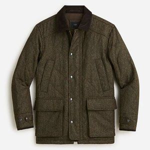 J. Crew Men's Quilted English Wool Jacket